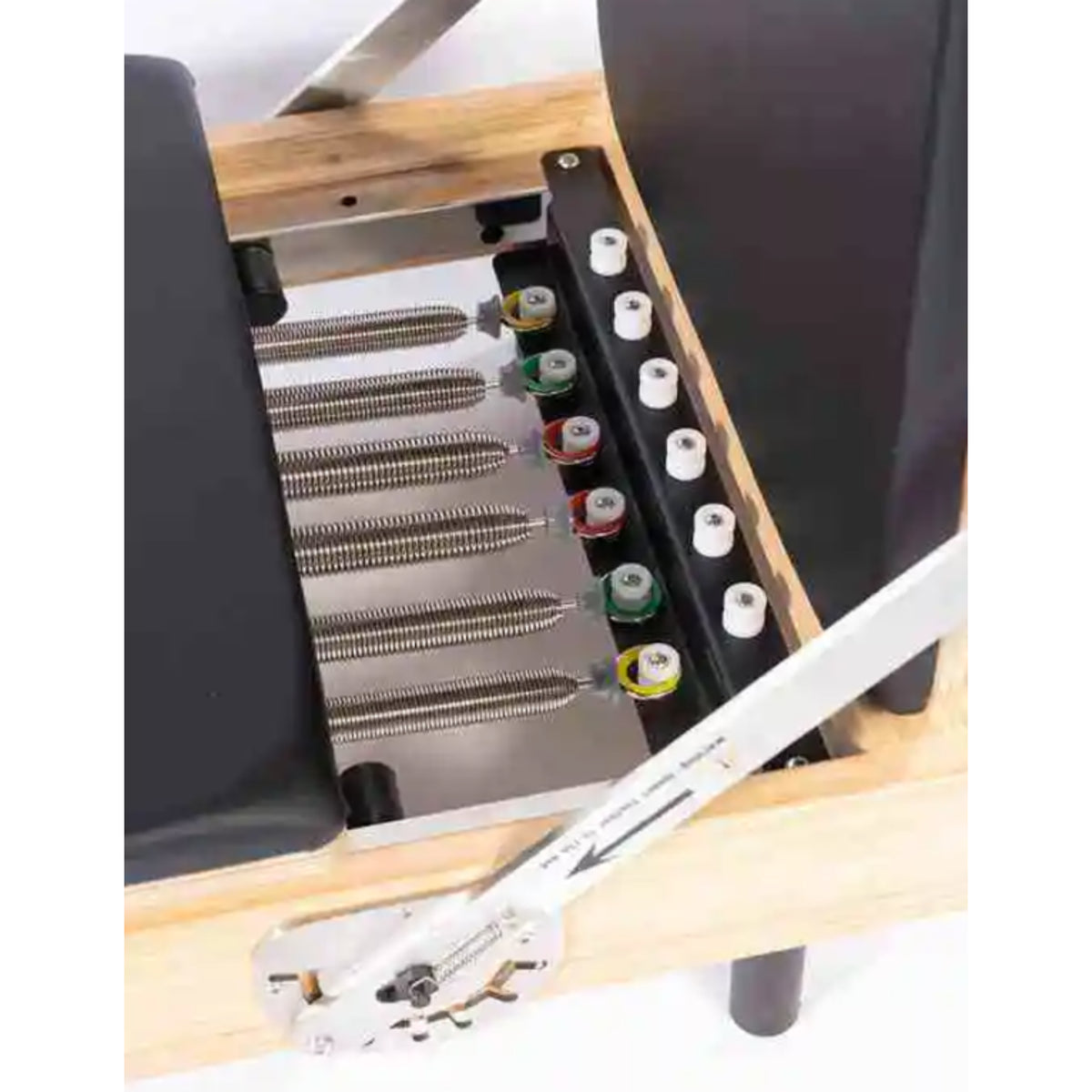 Pilates Reformer Built for Studio Performance, Aircraft-Grade Aluminum Frame, Whisper-Quiet 8-Wheel Carriage