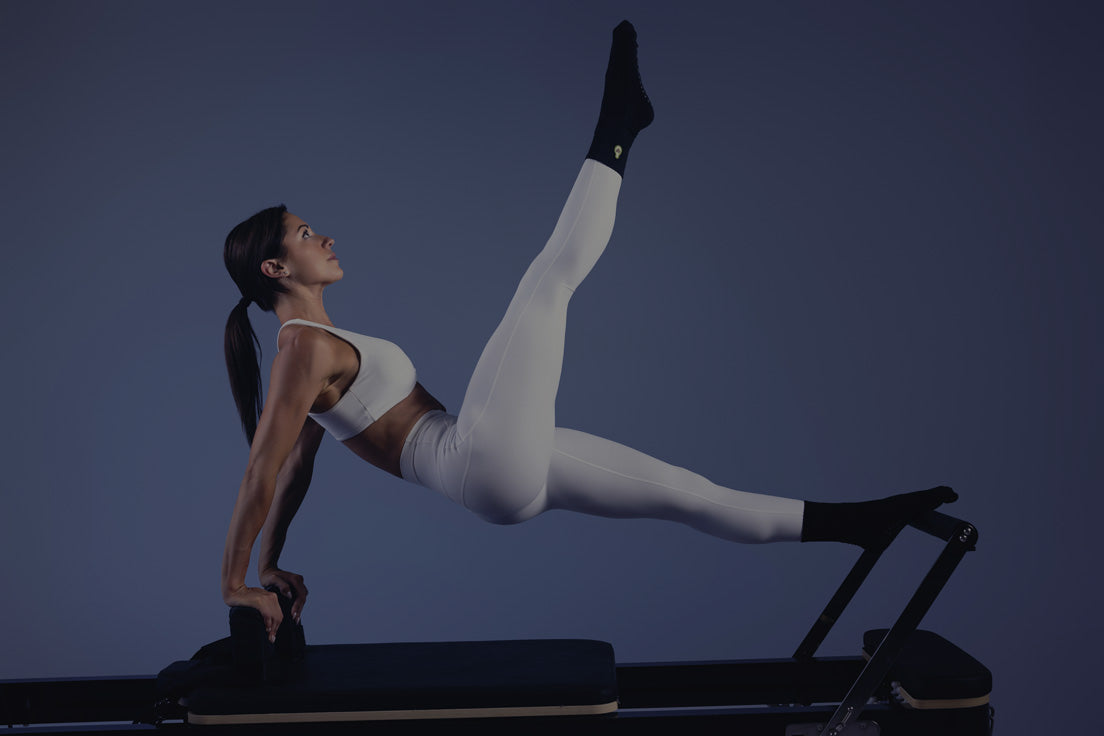 Luraush Pilates Reformer with Adjustable Headrest, Jump Board & Accessories