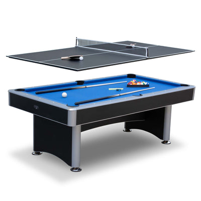 Maverick II 7-ft Billiard Pool Table and Table Tennis Game Table