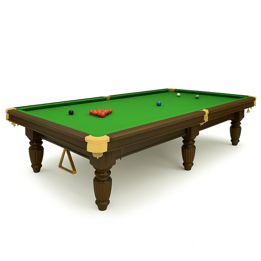 Snooker Table Built for Tournament Play, 45mm Italian Slate, Hand-Finished Hardwood, Regulation Size