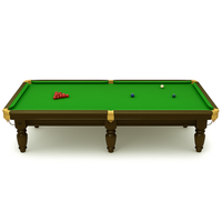 Snooker Table Built for Tournament Play, 45mm Italian Slate, Hand-Finished Hardwood, Regulation Size