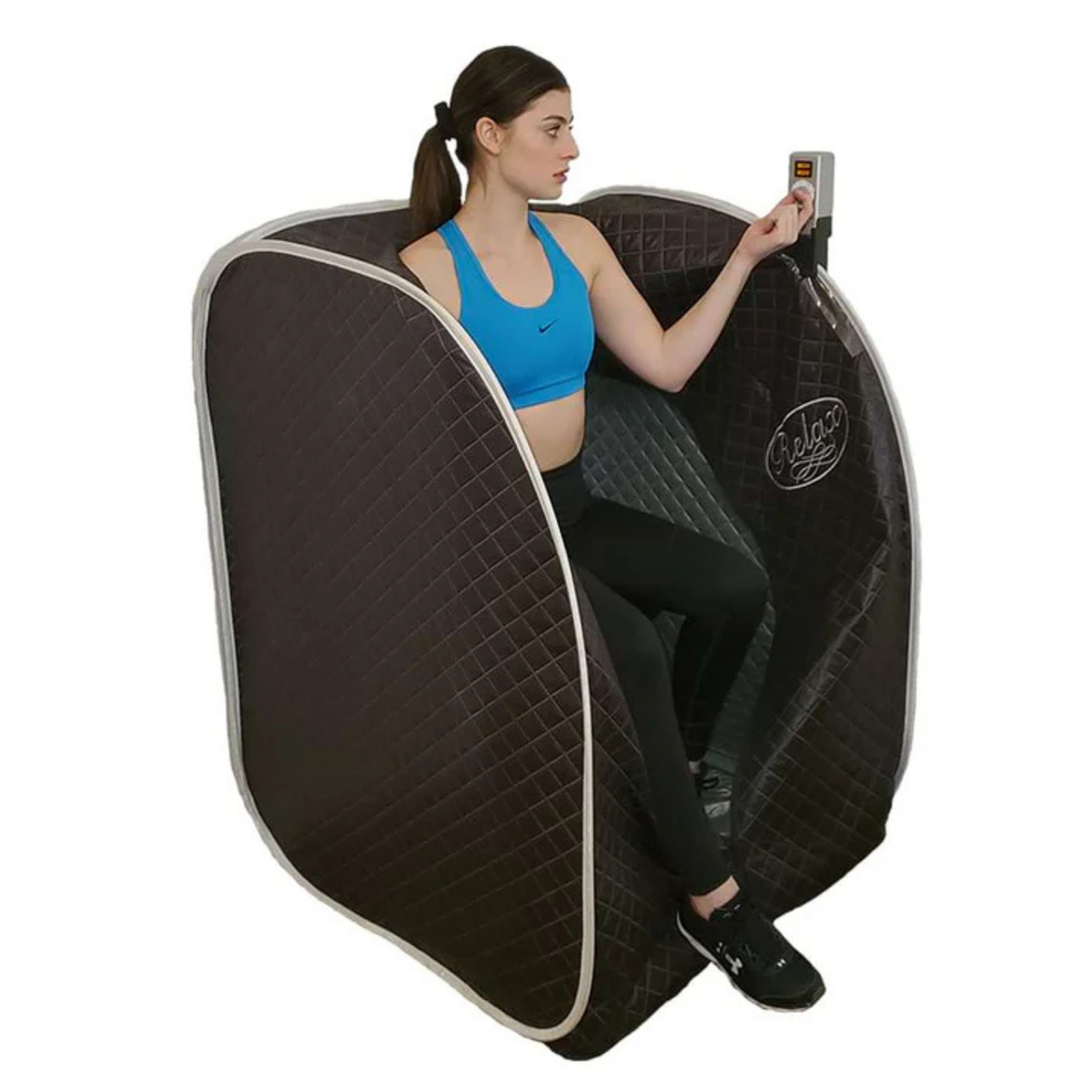 Black Pro Relax Portable Far Infrared Sauna