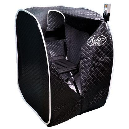Black Pro Relax Portable Far Infrared Sauna