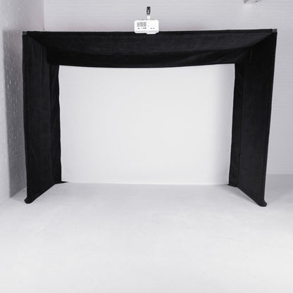GolfBays Lux Golf Simulator Hitting Enclosure – 12ft 4in Wide