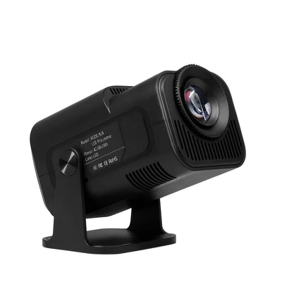 Outdoor LED Projector Built for Backyard Cinema, LCD Technology, Wide Voltage Compatibility, Portable Design