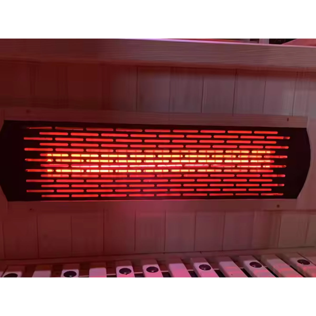 Infrared Sauna Cabin Built for Home Wellness, Multi-Zone Heating, FSC Certified Hemlock, Glass Door Design