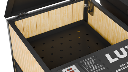 X Tub Acrylic Cold Plunge System with LUX 1.5 HP Chiller and Filtration